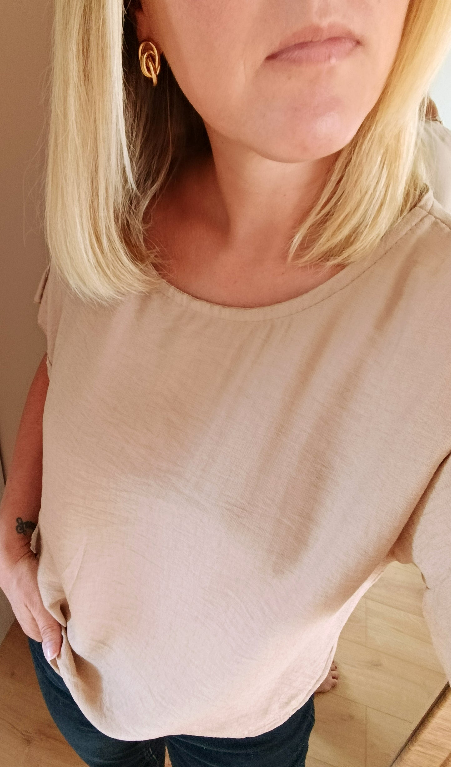 Top Maïa beige