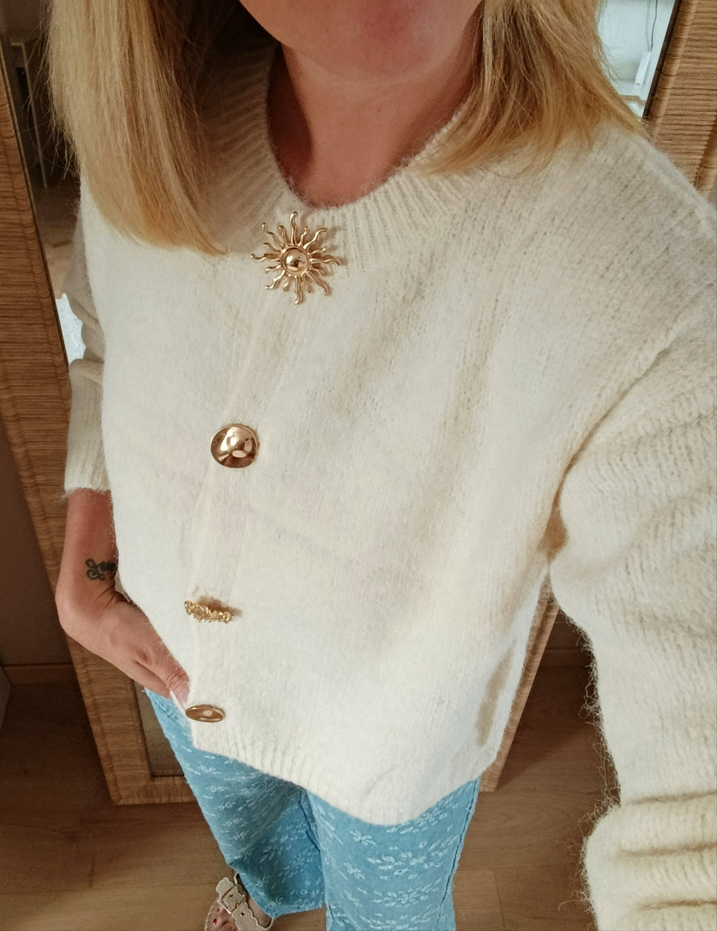 Gilet Cécilia beige