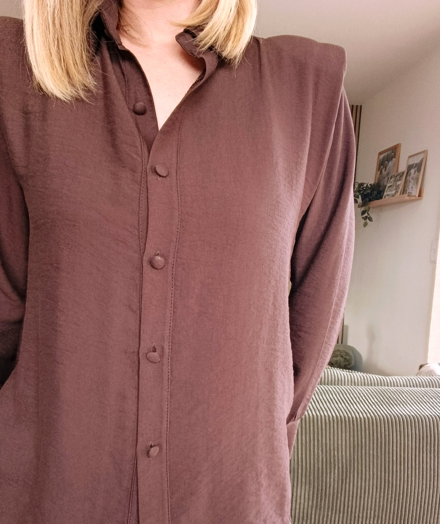 Blouse Garance chocolat