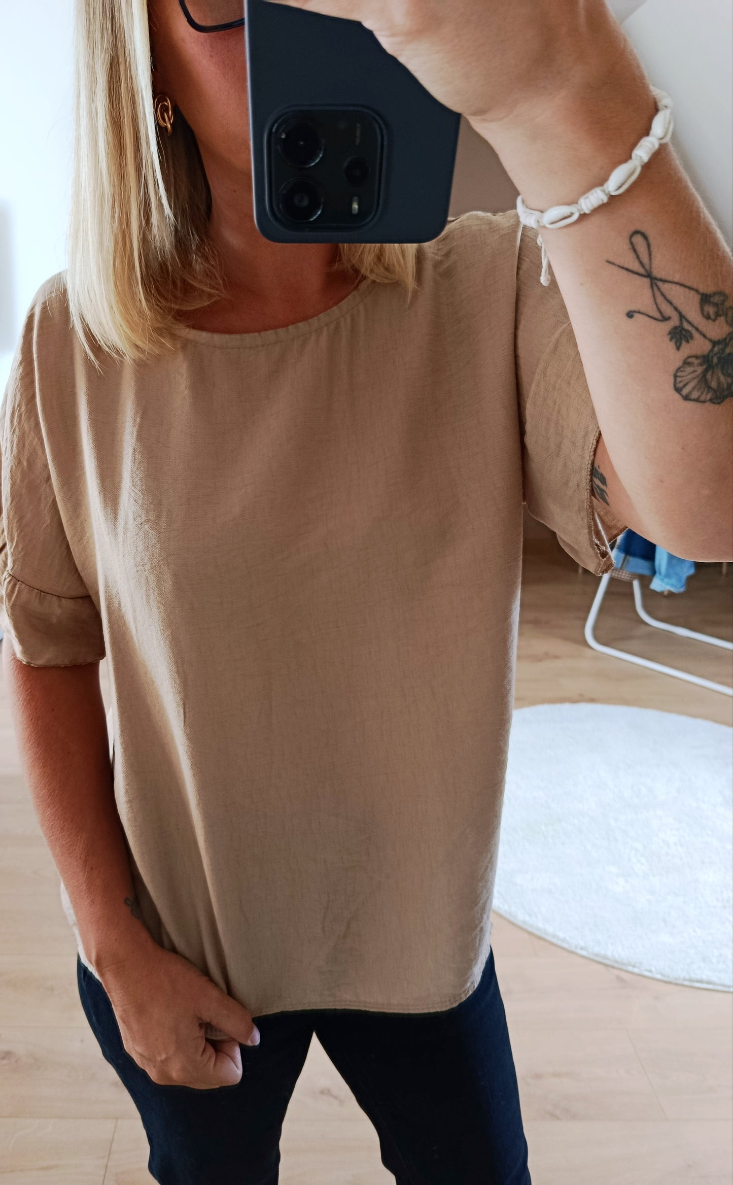Top Maïa beige