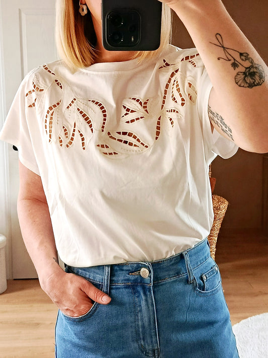 T-shirt Vanille