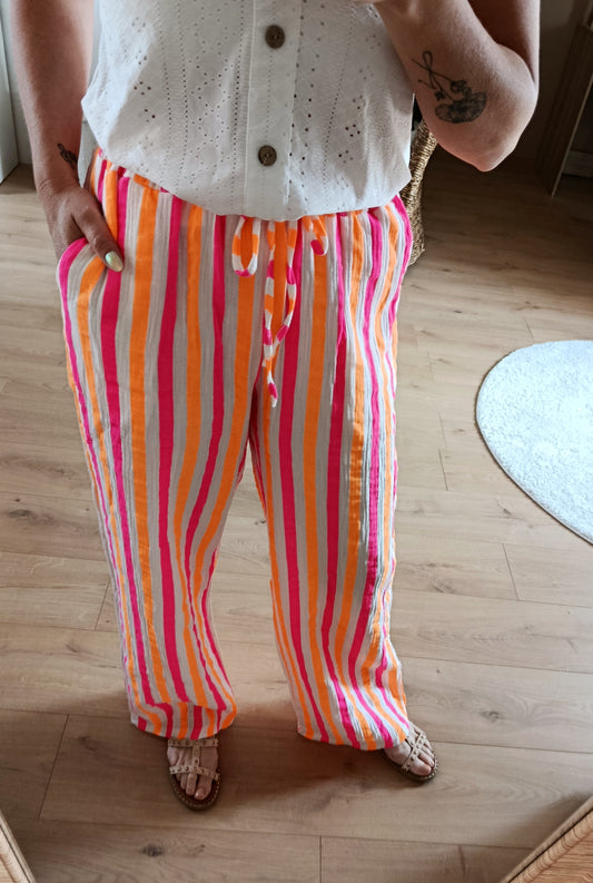 Pantalon Iris coloré