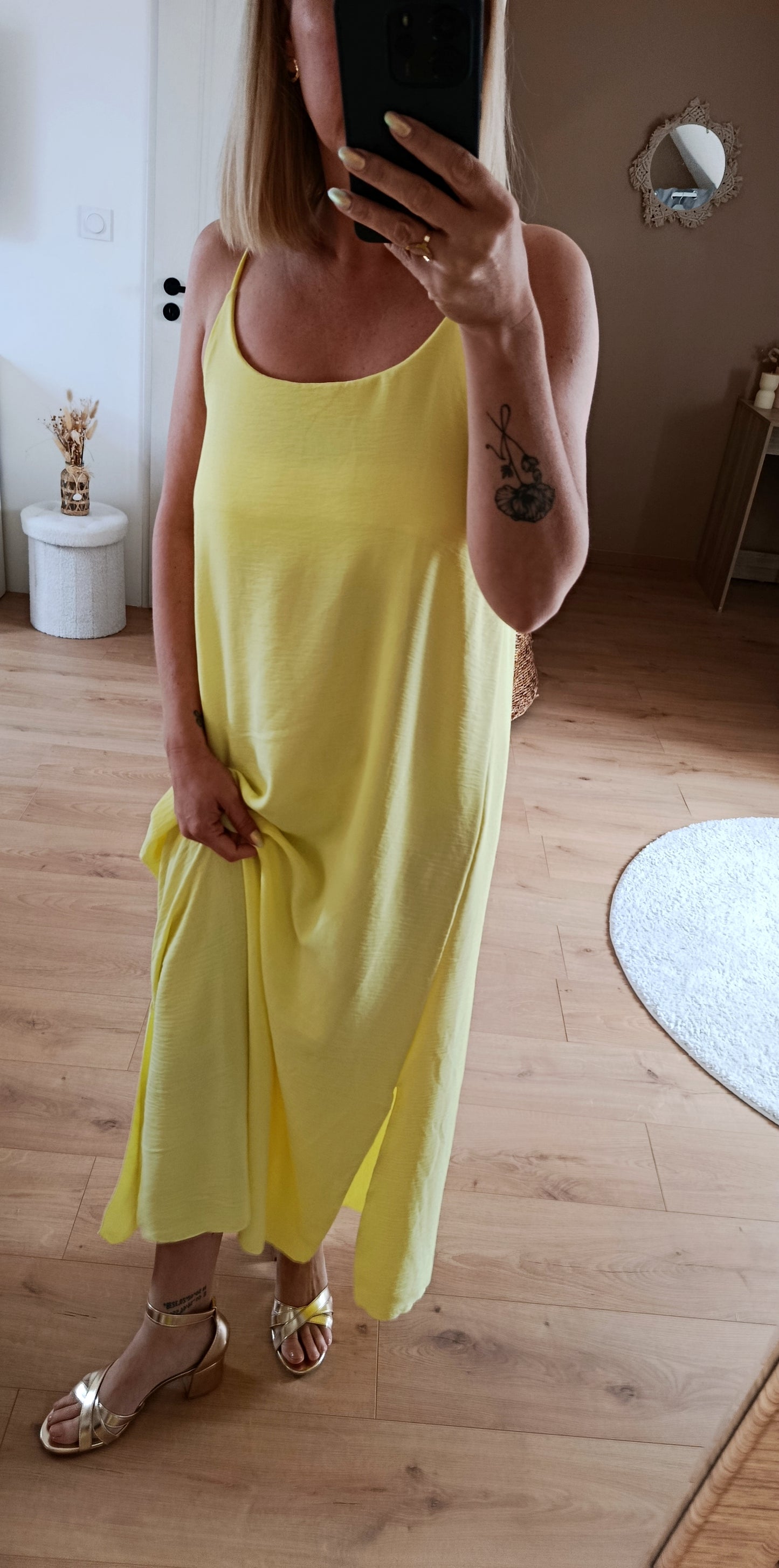 Robe Solène jaune