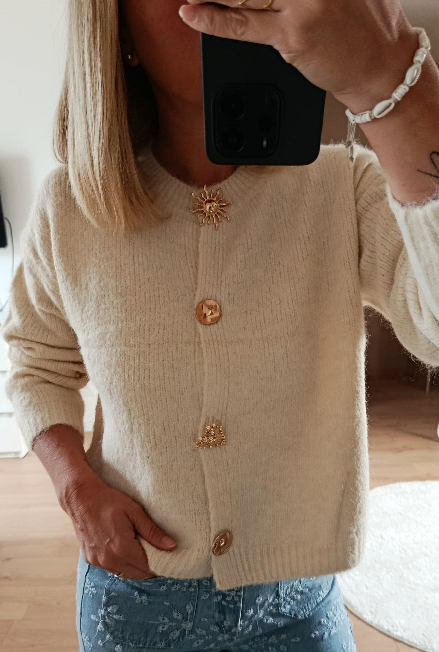 Gilet Cécilia beige