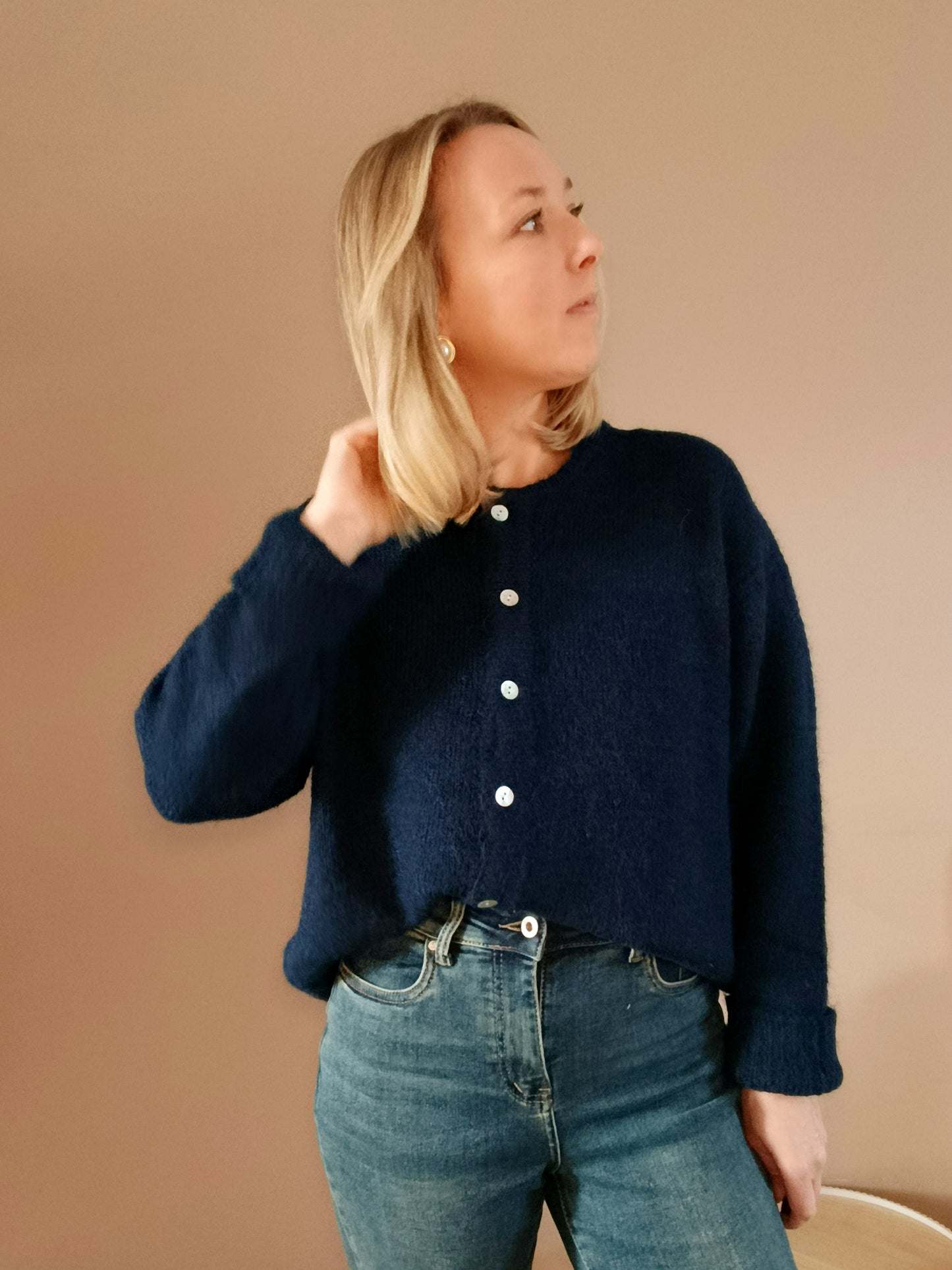 Gilet Mathilde marine