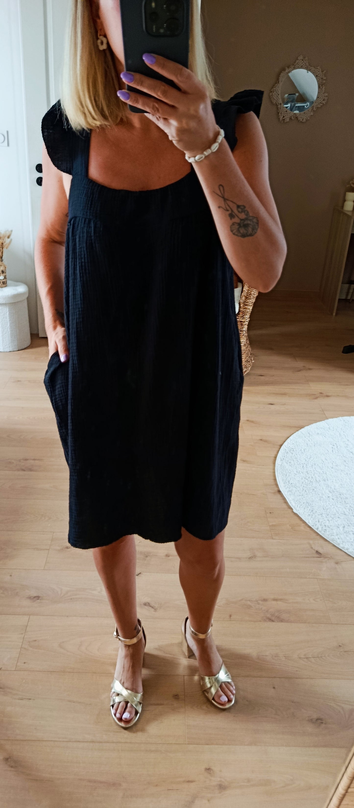 Robe Inès noir