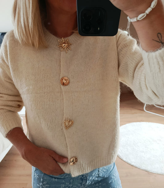 Gilet Cécilia beige