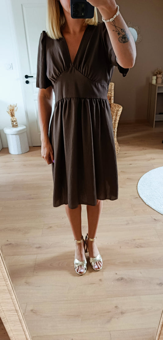 Robe Ada marron