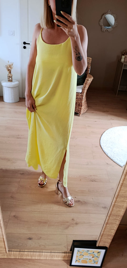 Robe Solène jaune