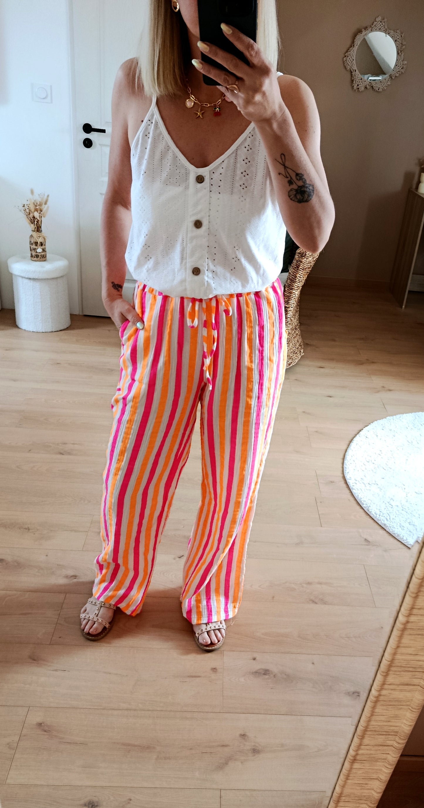 Pantalon Iris coloré
