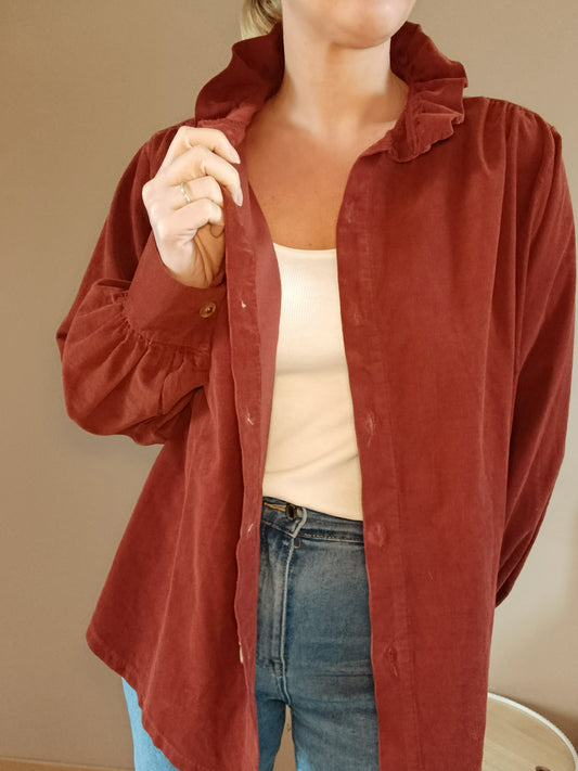 Chemise Henri rouille