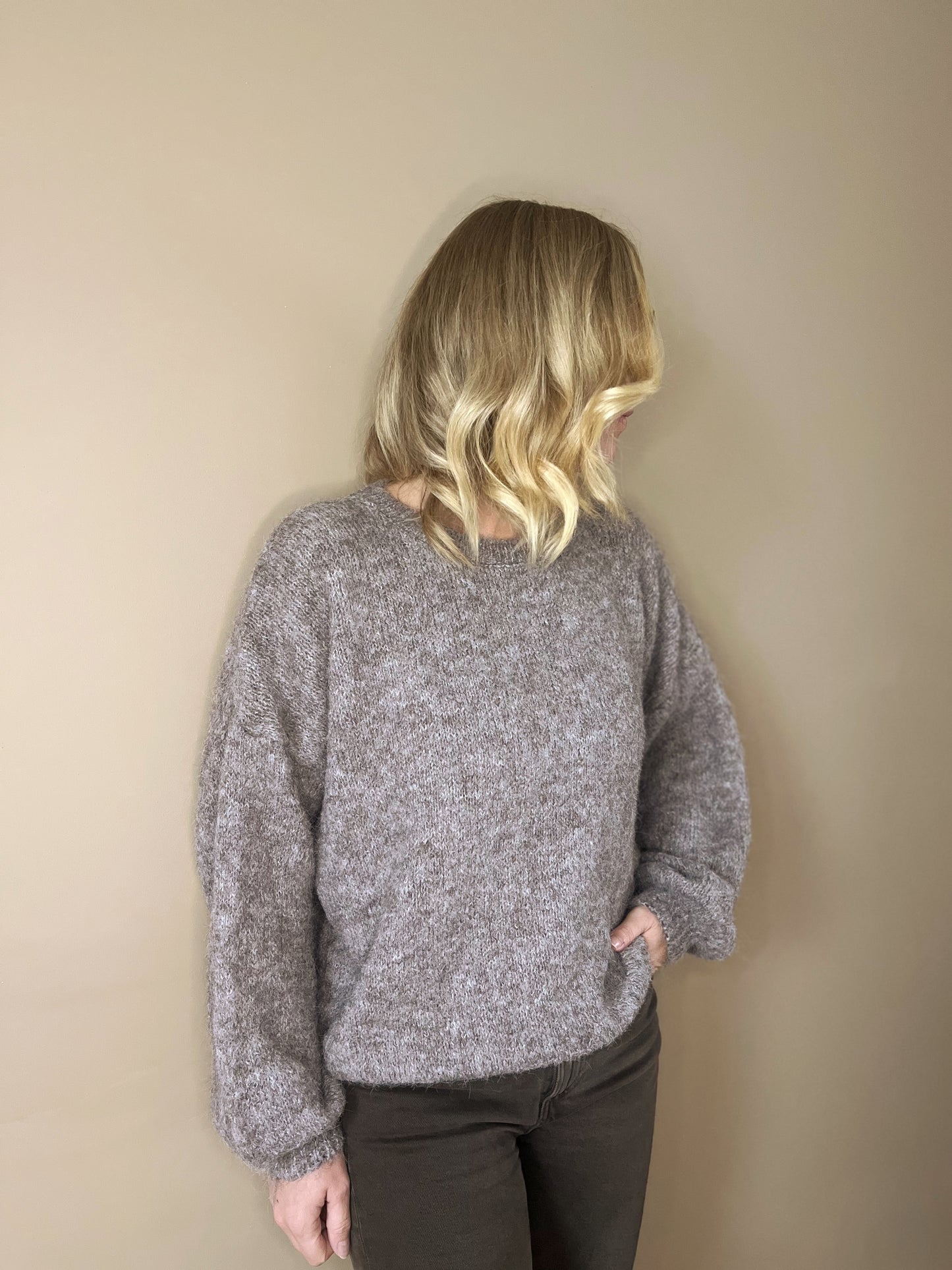 Pull Suzanne marron glacé