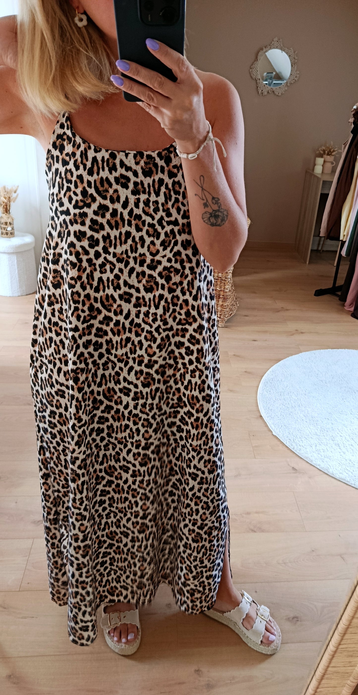 Robe Solène léopard