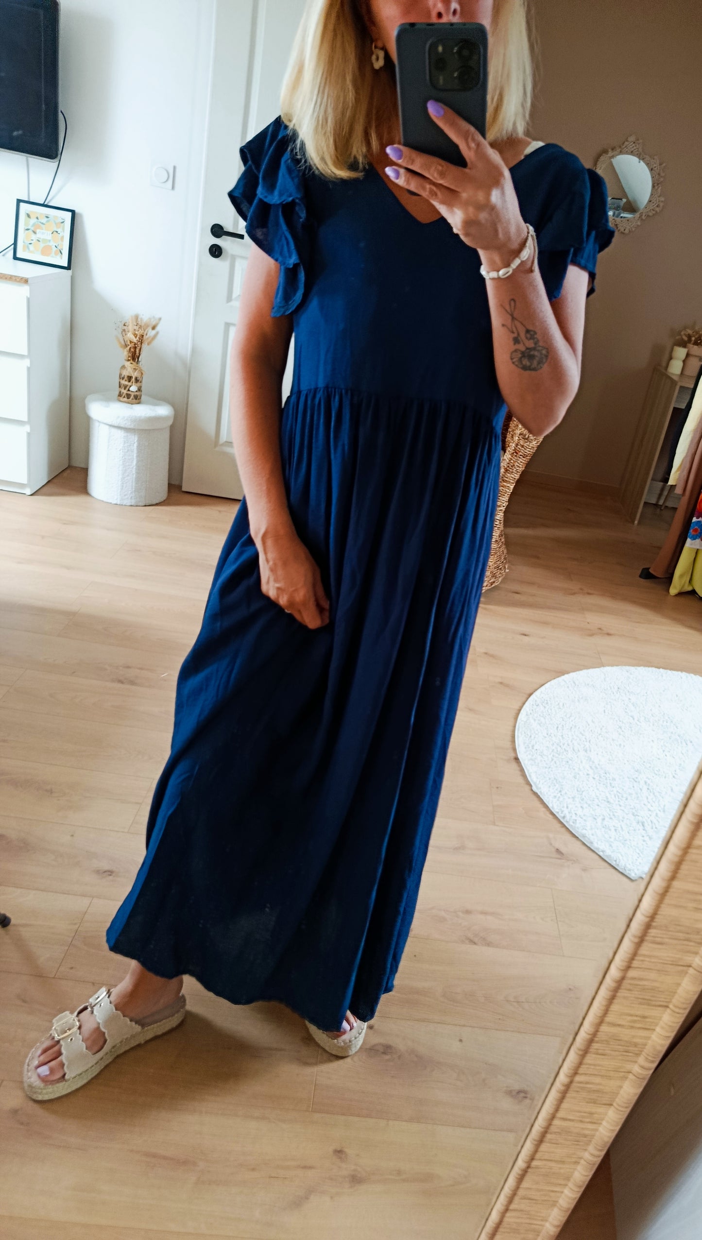 Robe Anaïs marine