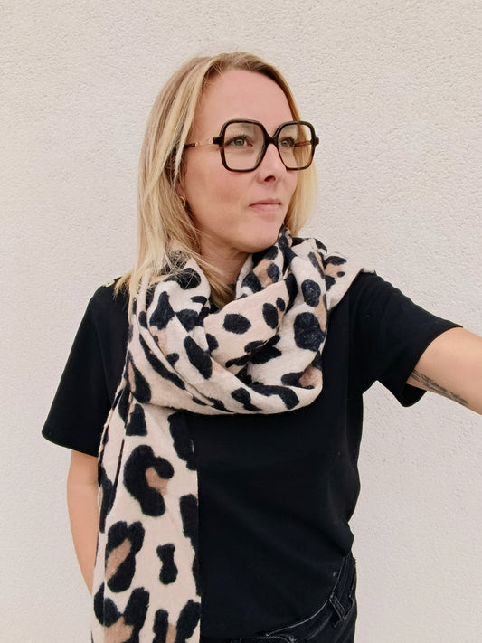Écharpe Lou beige