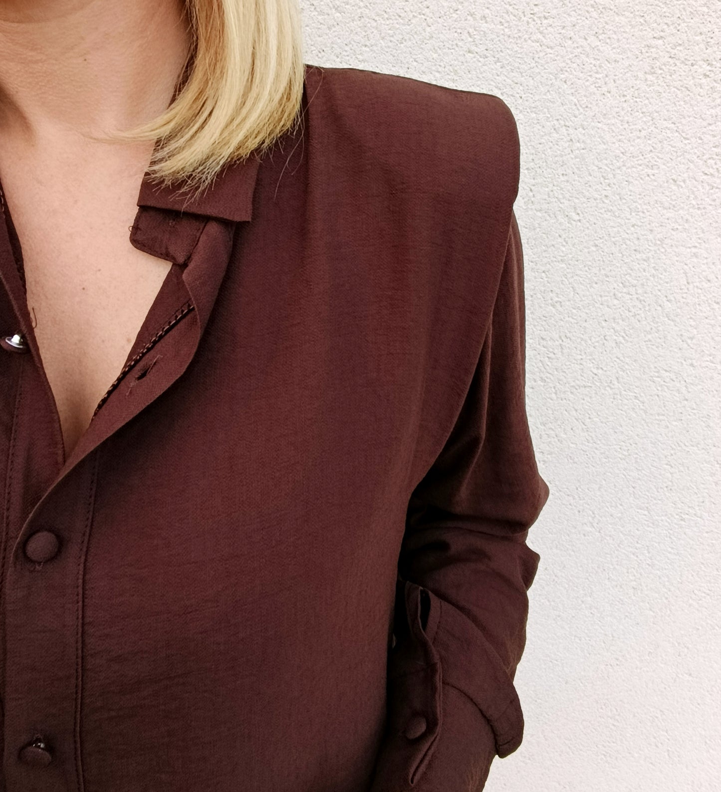 Blouse Garance chocolat