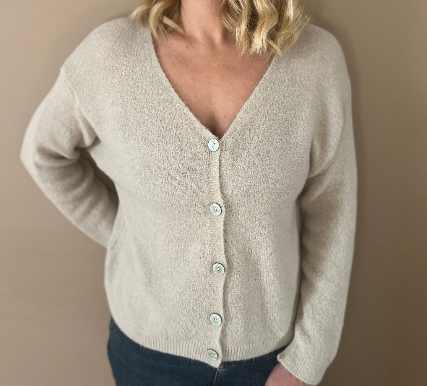 Gilet Célestine beige